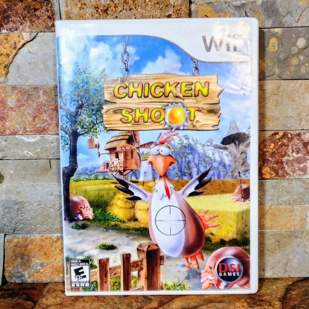 Wii Chicken Shot • DSI-Games • Rated : E • Complete With Manuls •